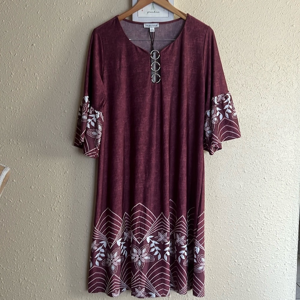 CHELSEA TAYLOR plus size dress 2X